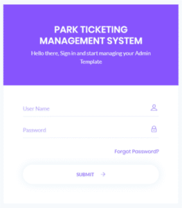 Park Ticketing Management System