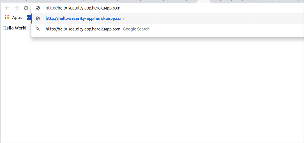 the application can be accessed using the http protocol as well and not just the https protocol, making the application insecure and vulnerable to attacks