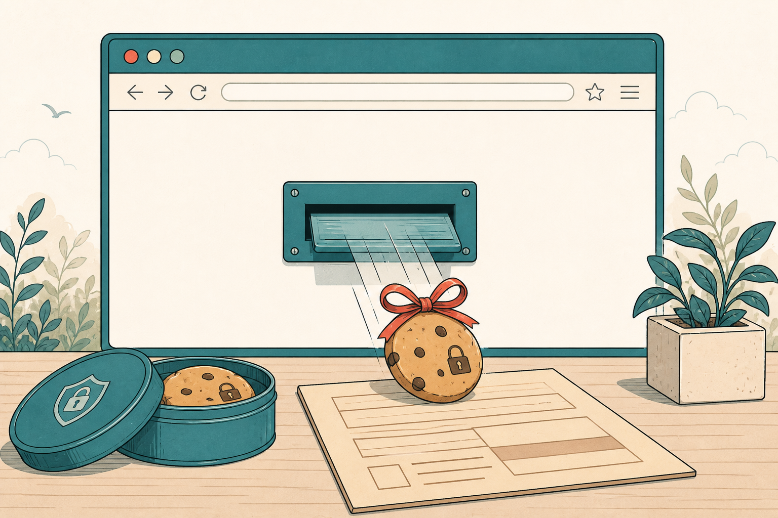 CSRF still starts when the browser sends a cookie you did not mean