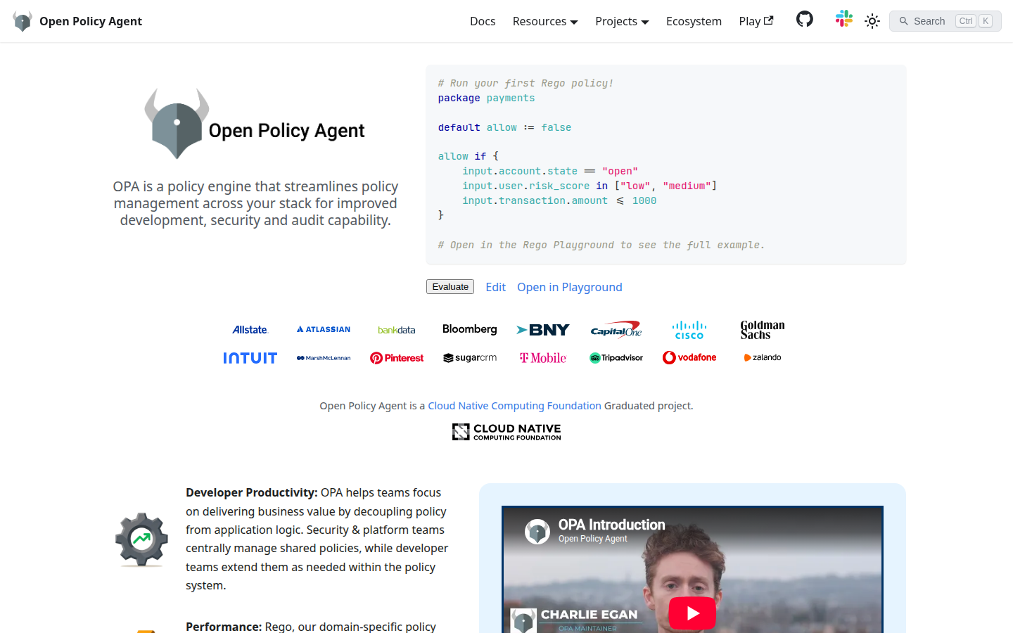 Open Policy Agent