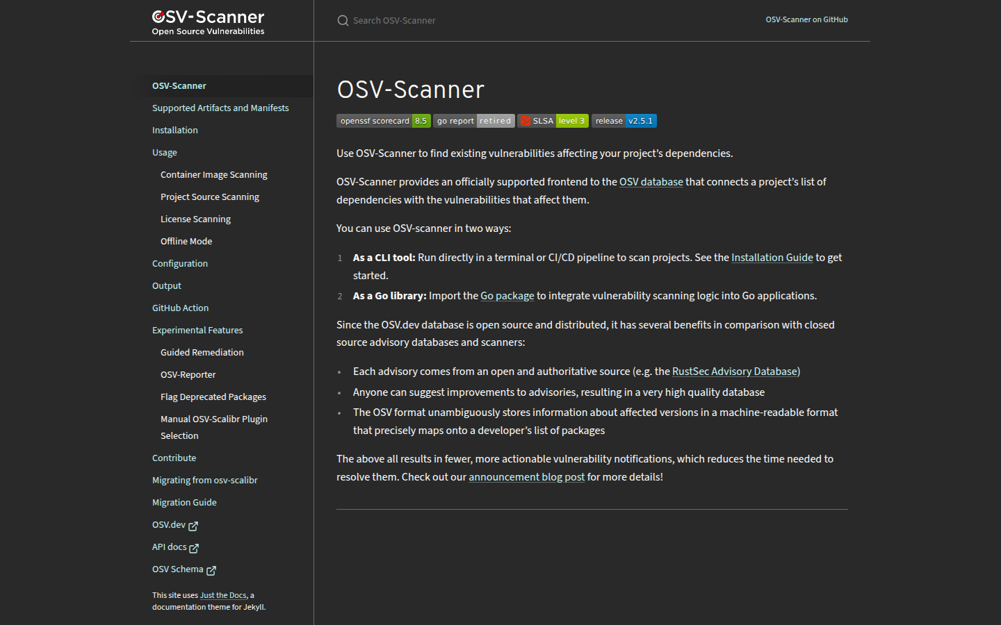 OSV-Scanner