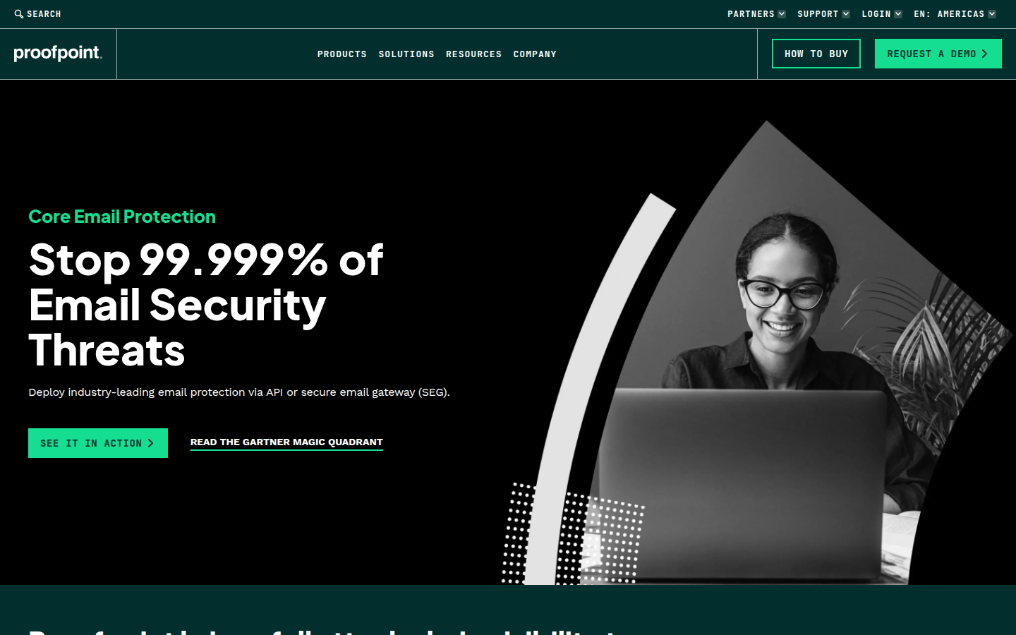 Proofpoint Core Email Protection product page