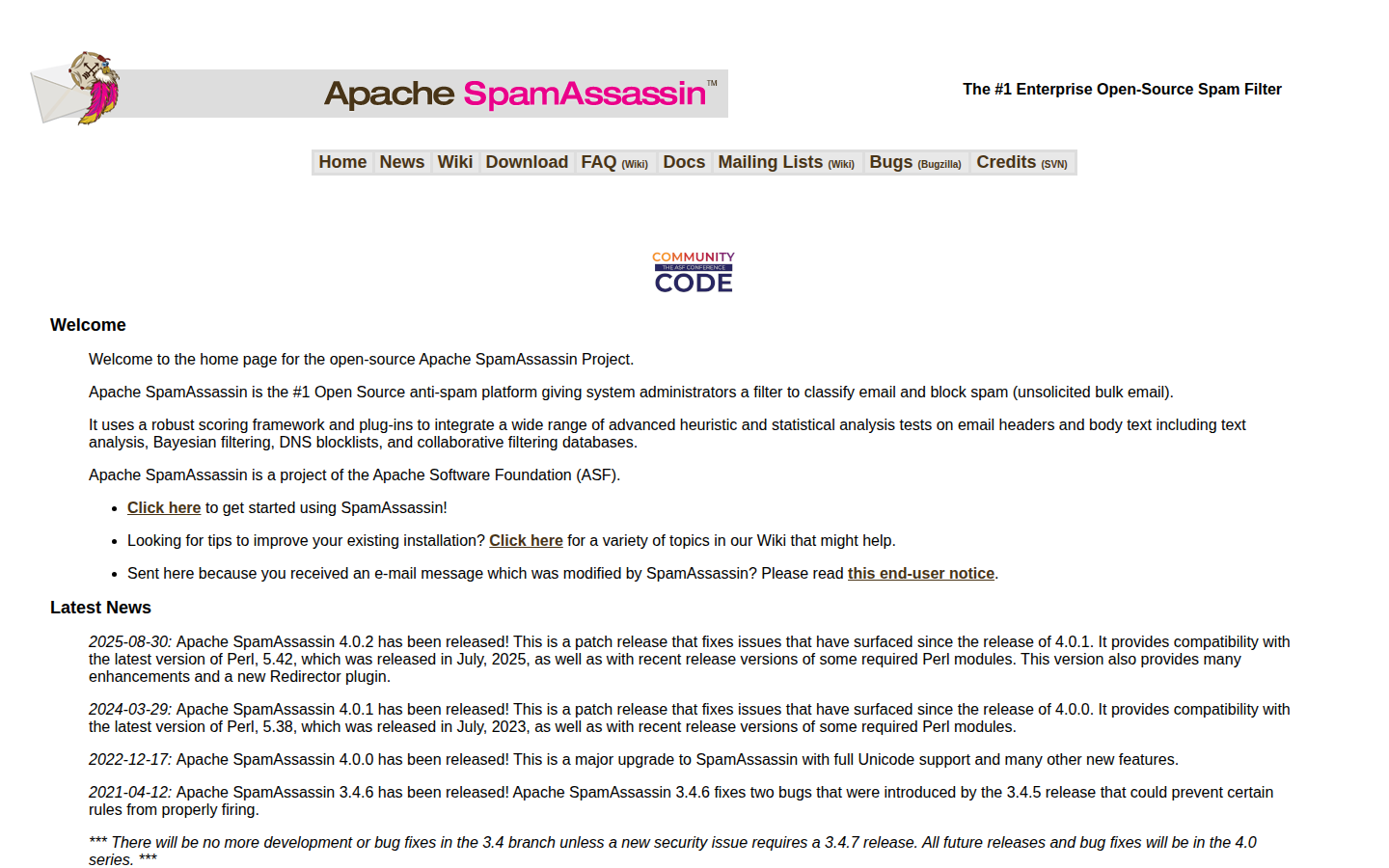 Apache SpamAssassin