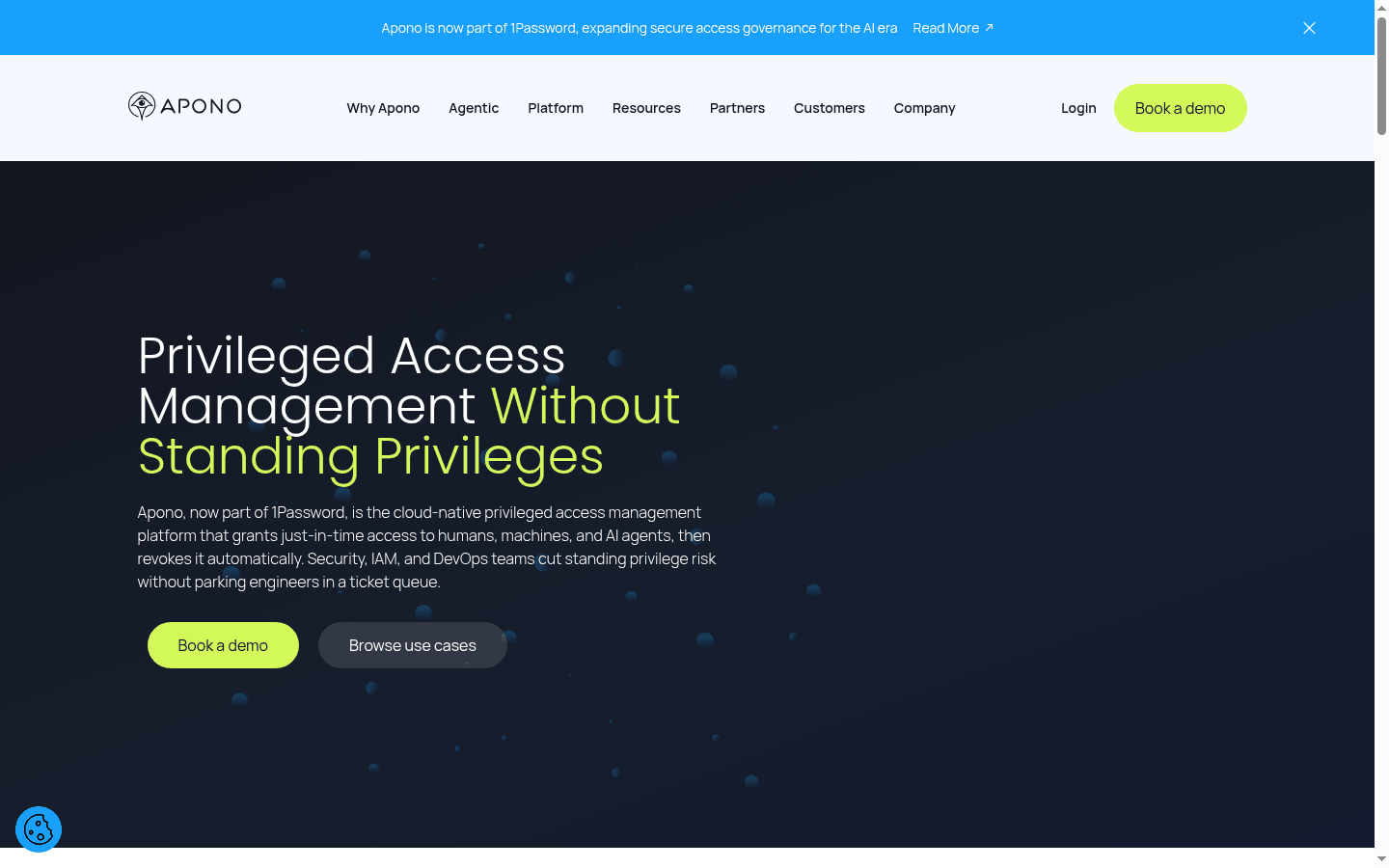 Apono product site for just-in-time privileged access management