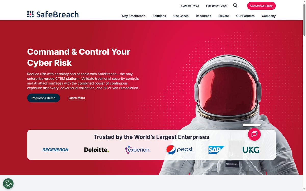 SafeBreach breach and attack simulation product page