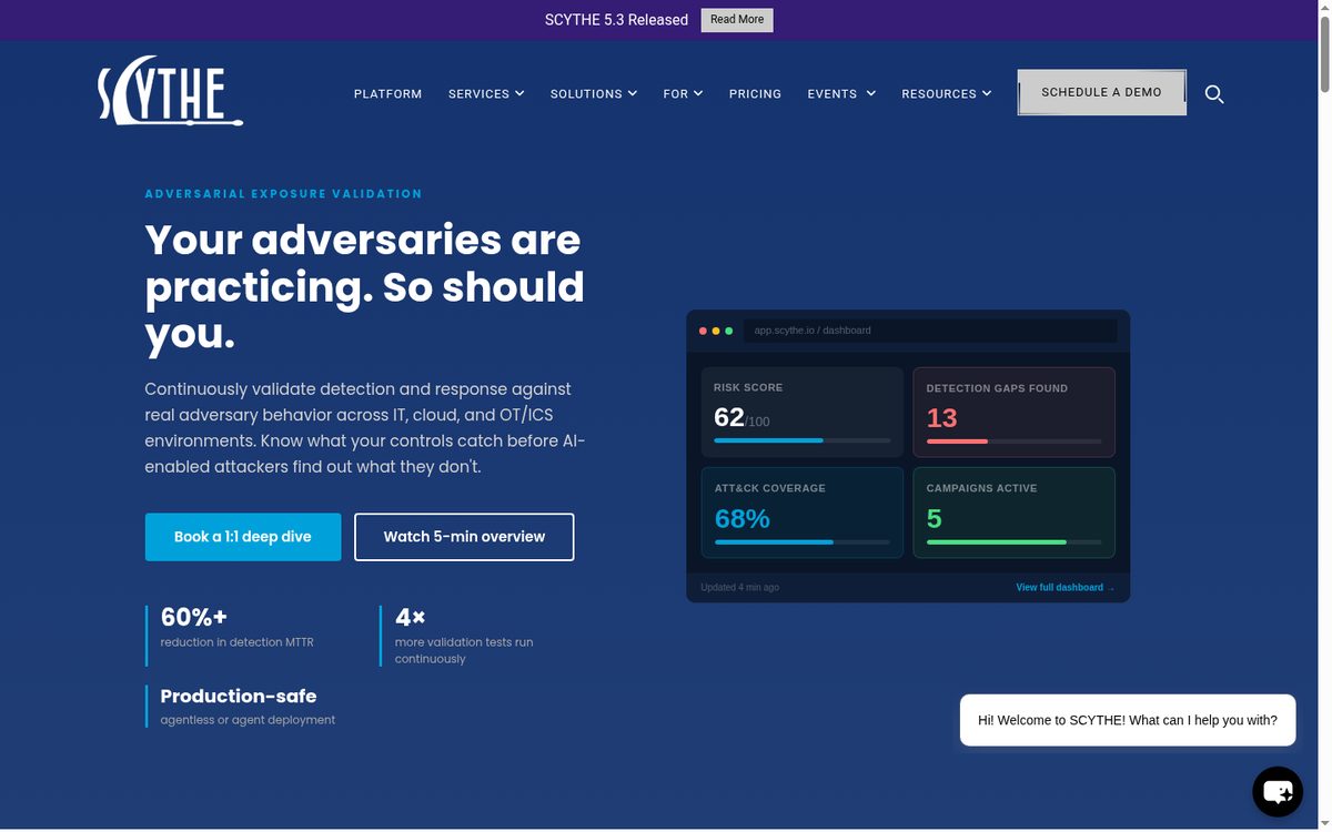 SCYTHE adversary emulation platform product page