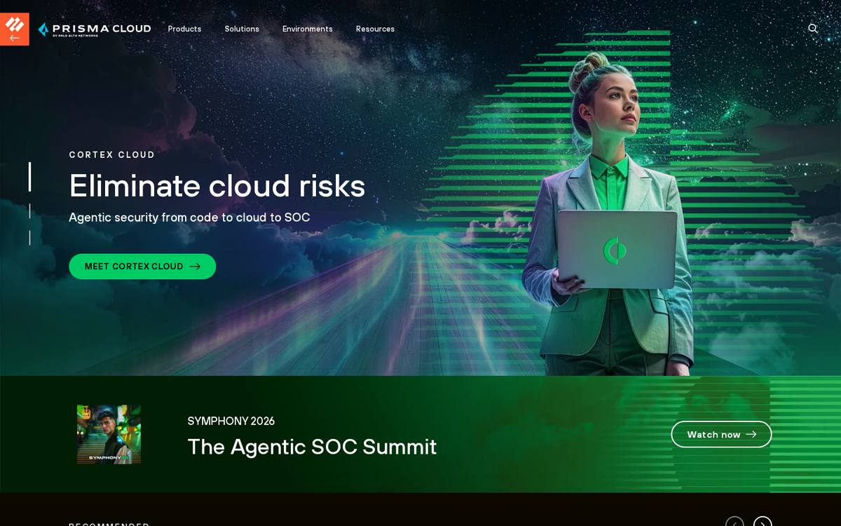 Prisma Cloud CNAPP product page