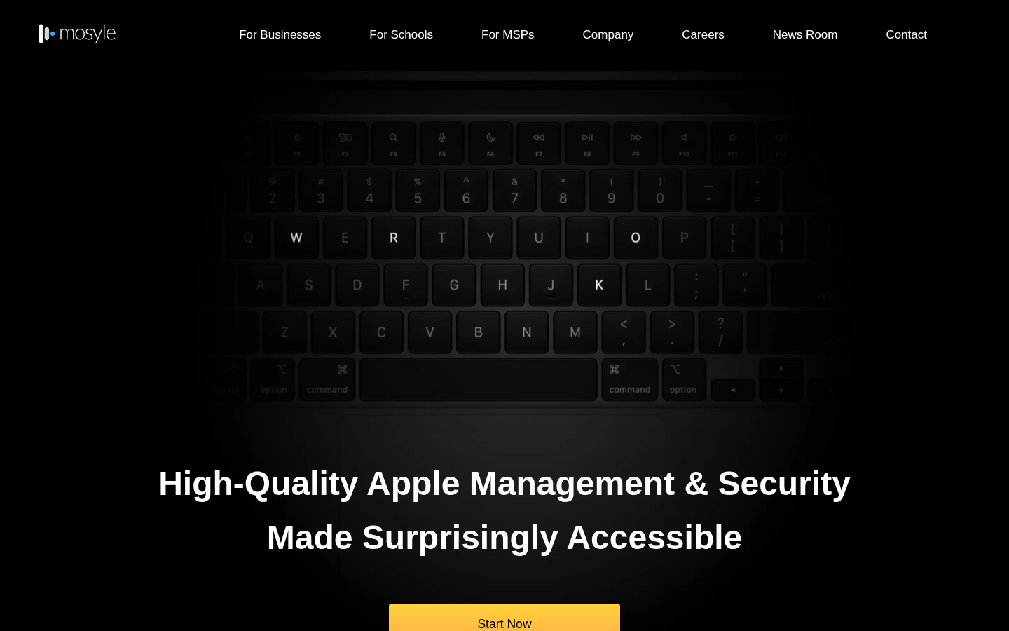 Mosyle Apple device management and security platform