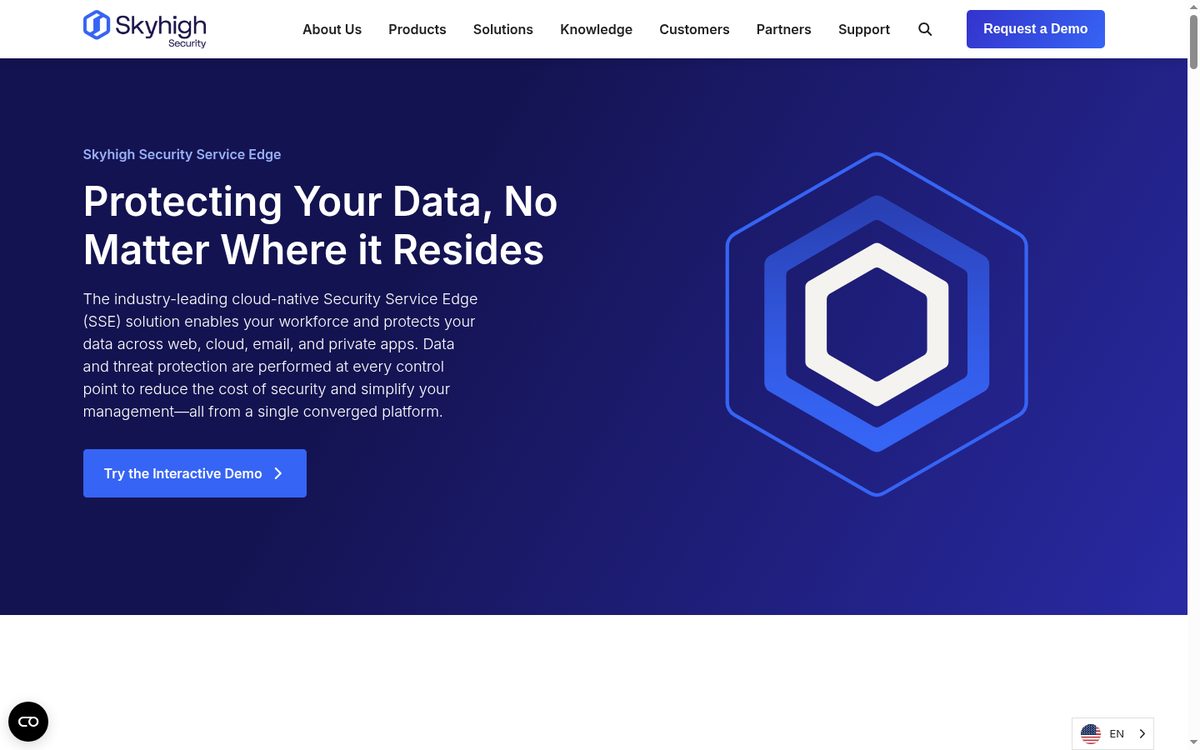 Skyhigh Security Service Edge product page
