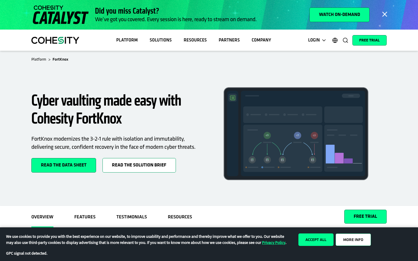 Cohesity FortKnox cyber vault