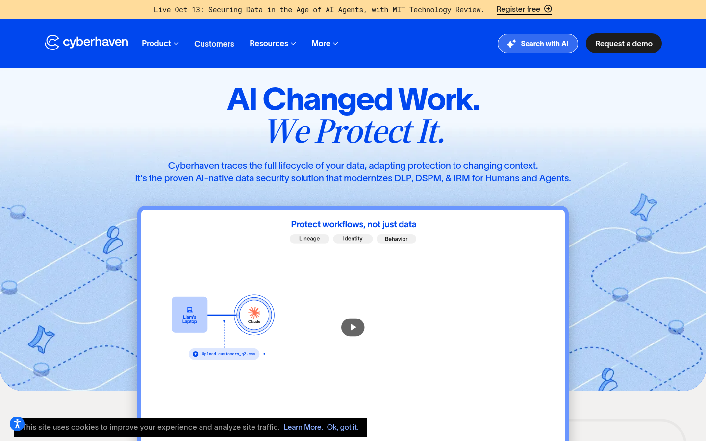 Cyberhaven data security platform