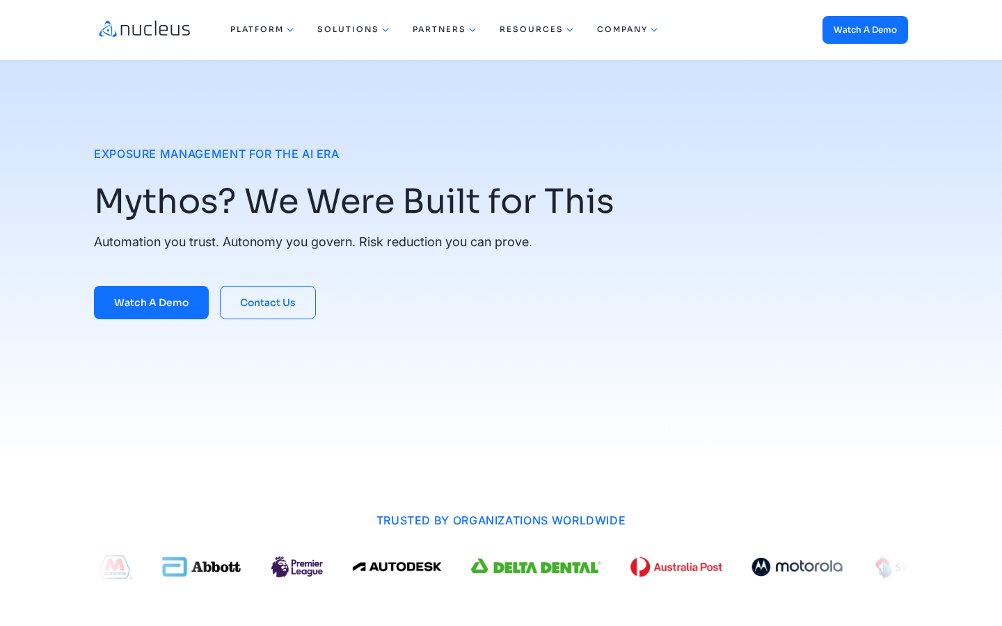 Nucleus Security exposure management platform