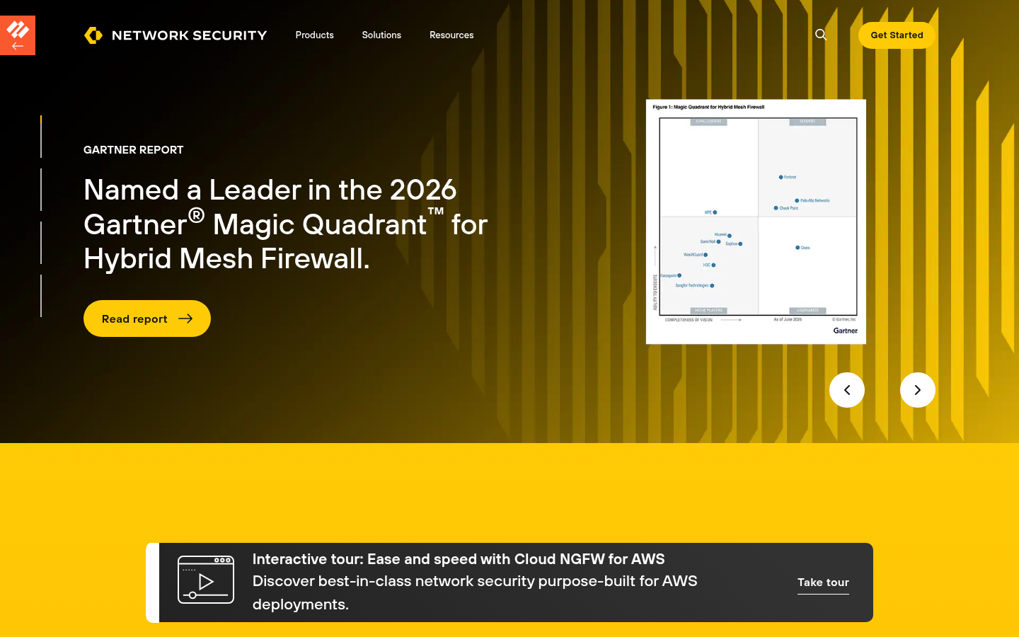 Palo Alto Networks next-generation firewall product page