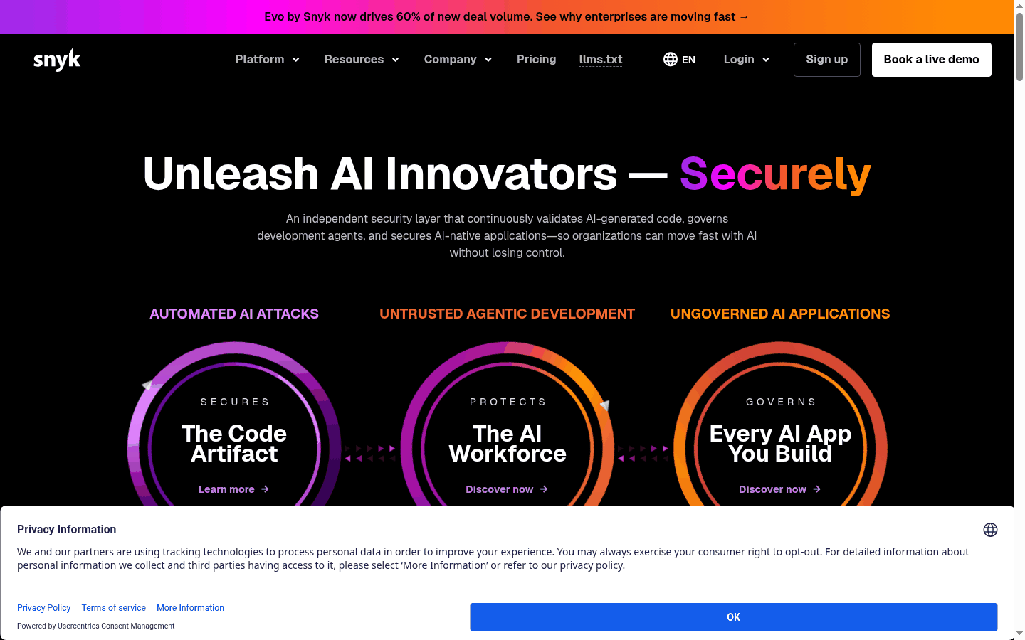 Snyk developer AppSec platform product marketing