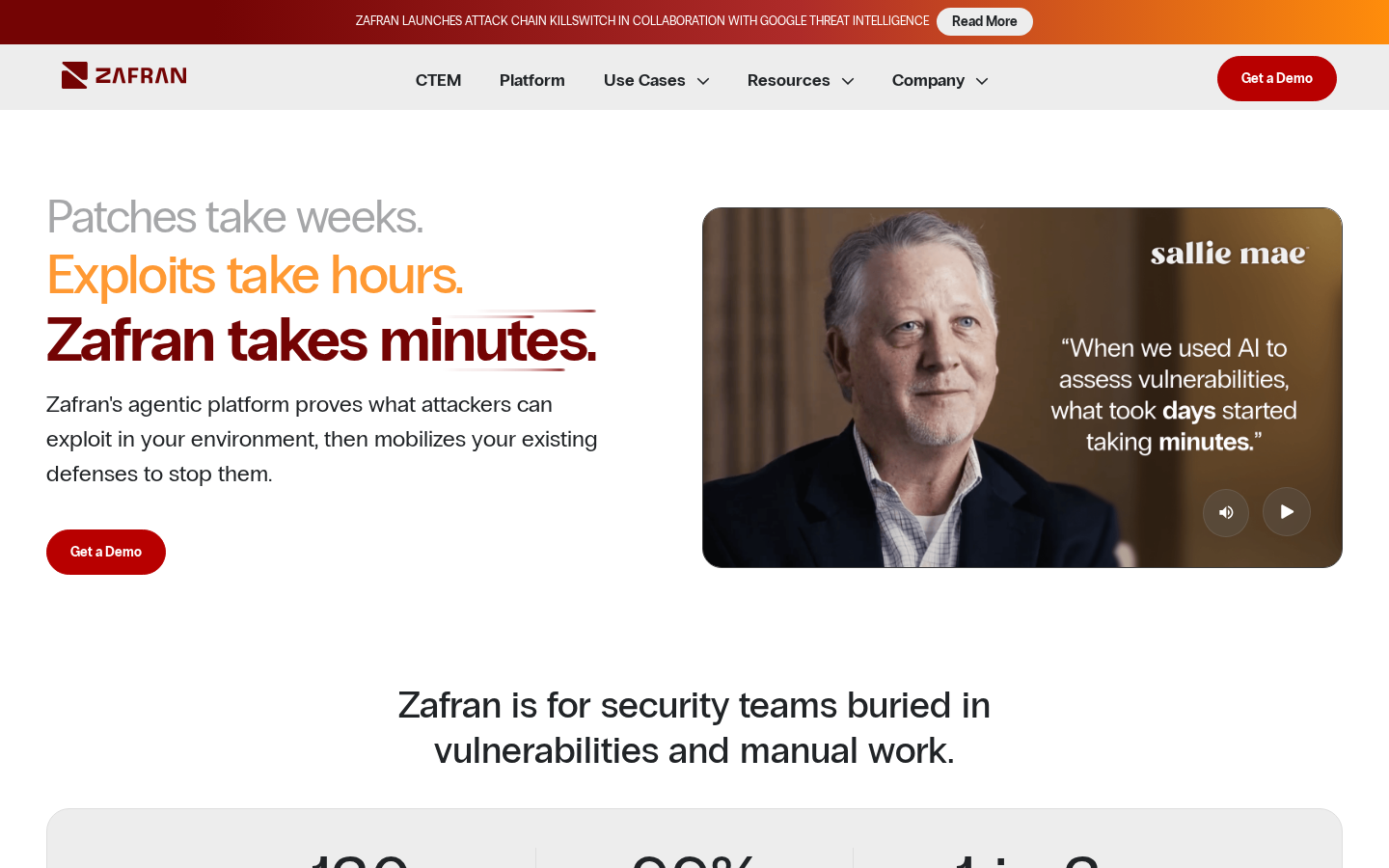 Zafran threat exposure management platform